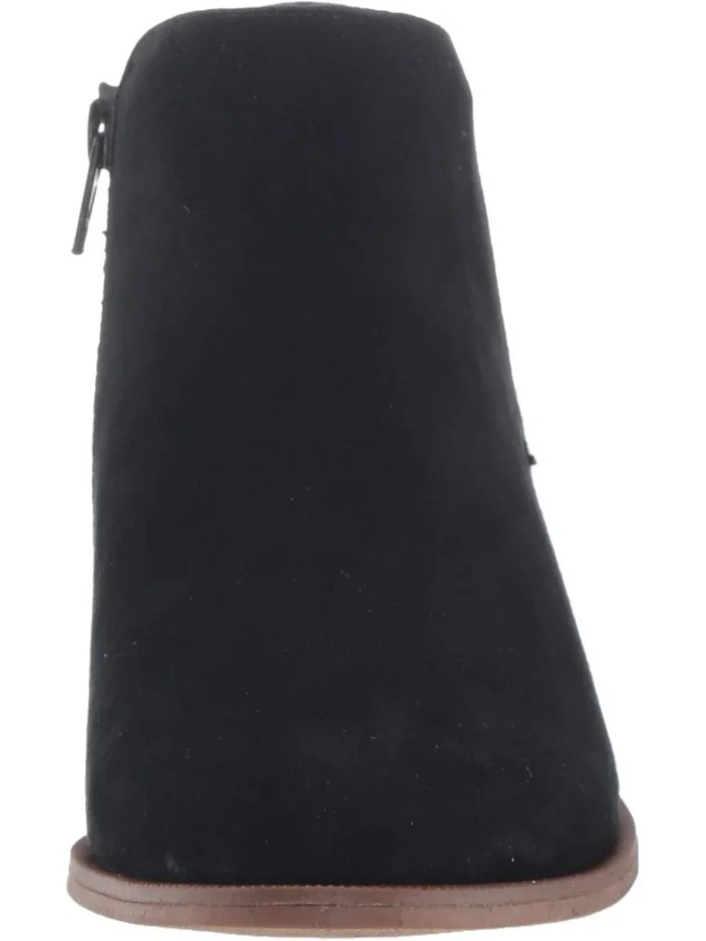 Stylish Low Heel Ankle Boots with Side Zipper & Stacked Block Heel for Women
